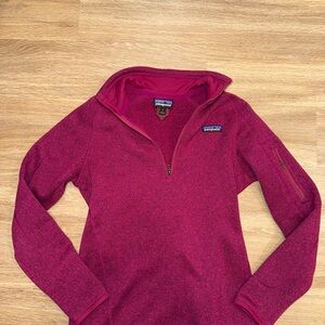 Patagonia Pink Quarter-Zip Pullover